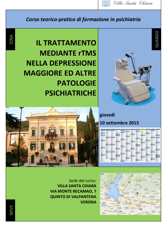 Locandina sul convegno: Il trauma e il suo ruolo nella psicopatologia.